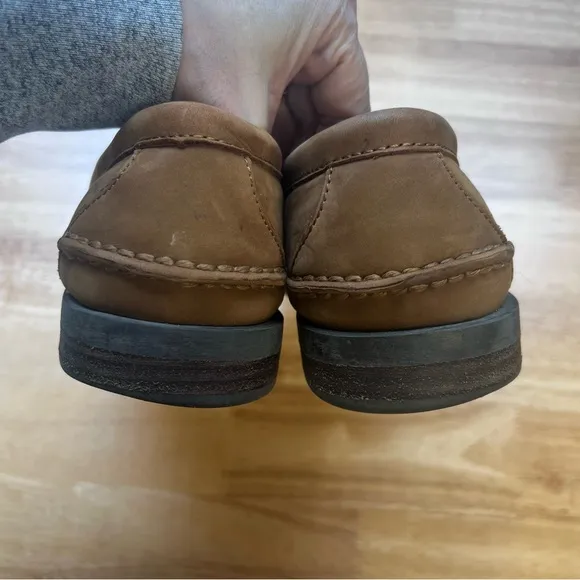 Polo Ralph Lauren Kennith Tan Suede Leather Loafers Size 8.5 D