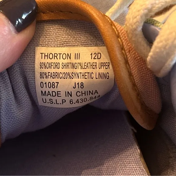 Polo‎ Ralph Lauren Men Thorton III Sneakers Pastel Colorblock Canvas Leather 12D