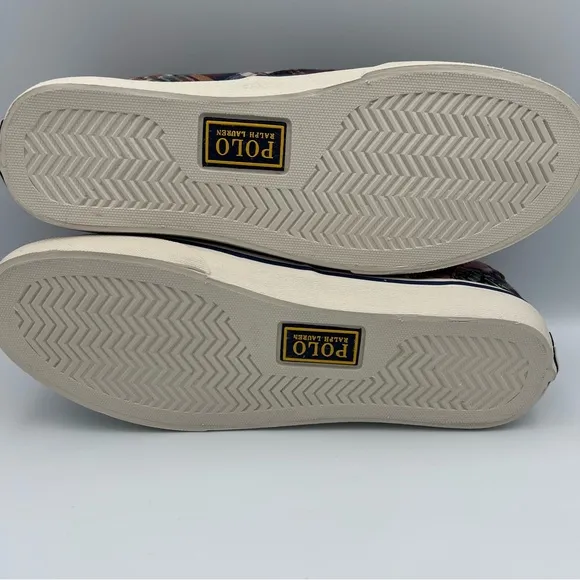 Polo Ralph Lauren Plaid Mens Sneakers