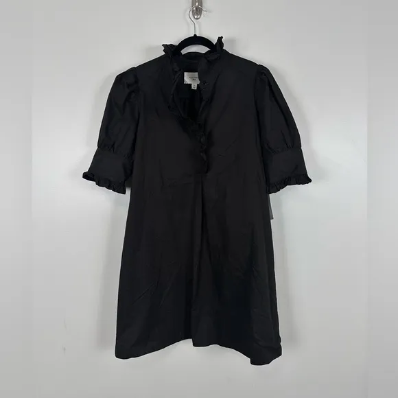 POMANDER PLACE Black Gracelyn Mini Dress