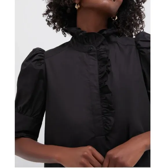 POMANDER PLACE Black Gracelyn Mini Dress