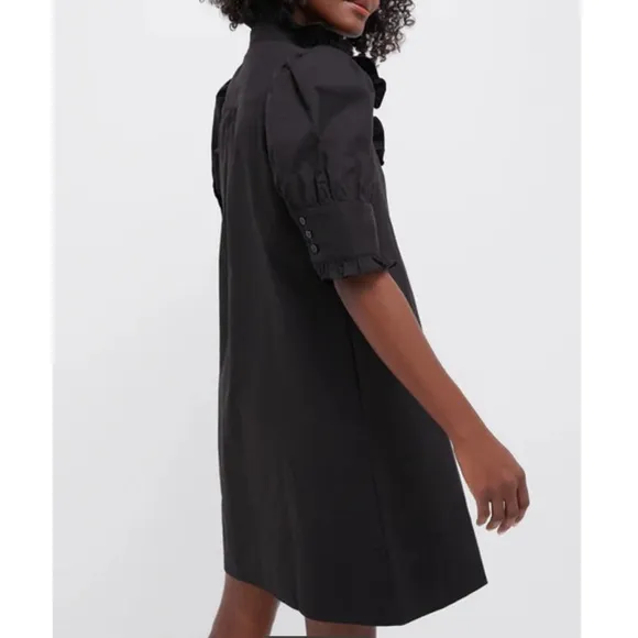 POMANDER PLACE Black Gracelyn Mini Dress