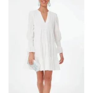 POMANDER PLACE White Swiss Dot Kenzo Dress XS