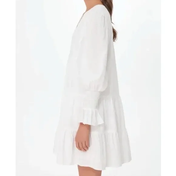POMANDER PLACE White Swiss Dot Kenzo Dress XS