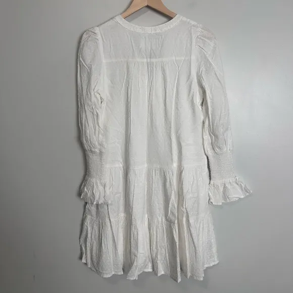 POMANDER PLACE White Swiss Dot Kenzo Dress XS