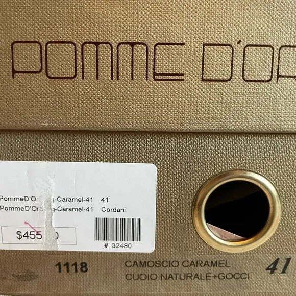 Pomme D’or slingback flat.