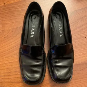 Prada Black Loafers size 37