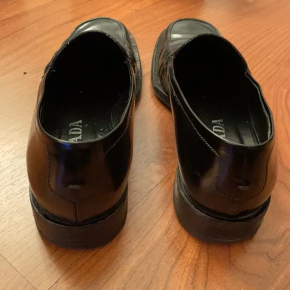 Prada Black Loafers size 37