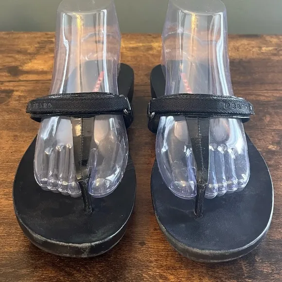 Prada Black Sandals