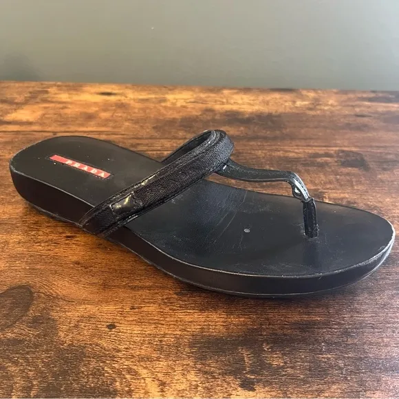 Prada Black Sandals