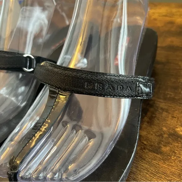 Prada Black Sandals