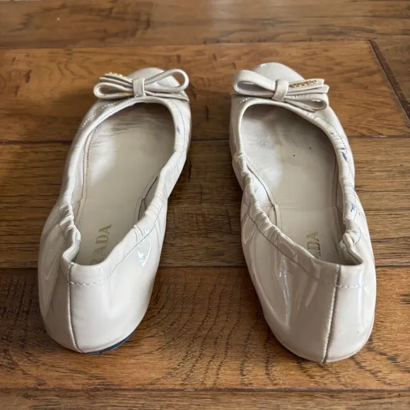 PRADA BOW BALLERINA FLAT