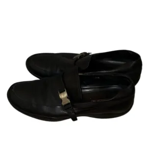 Prada | Men's Buckle Logo Loafers