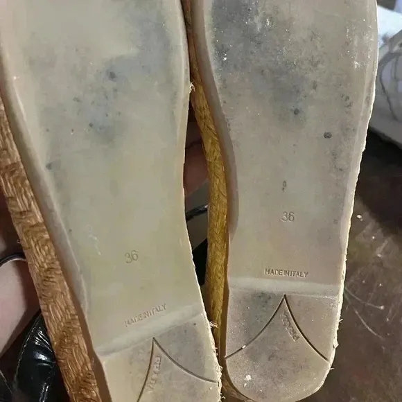 Prada Patent Leather Espadrilles - Size 6