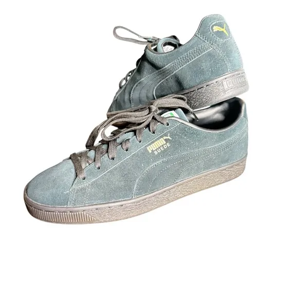 Puma Black Suede Classic Sneakers EUC 8.5