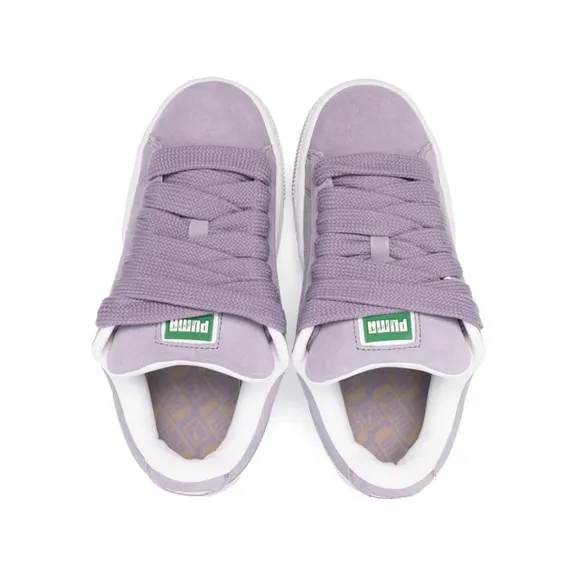 Puma Suede Sneakers - Purple and White