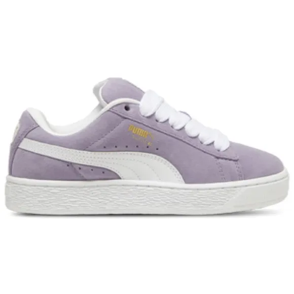 Puma Suede Sneakers - Purple and White