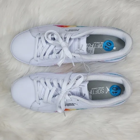PUMA Vikky v2 Tie Dye Sneakers Women's Sneakers White