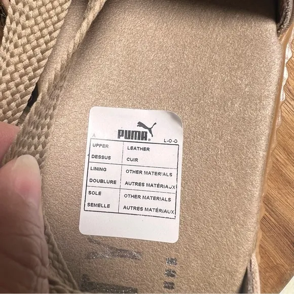 Puma x Fenty by Rihanna Leather Bow Accents Espadrilles Size 7.5 NWOB