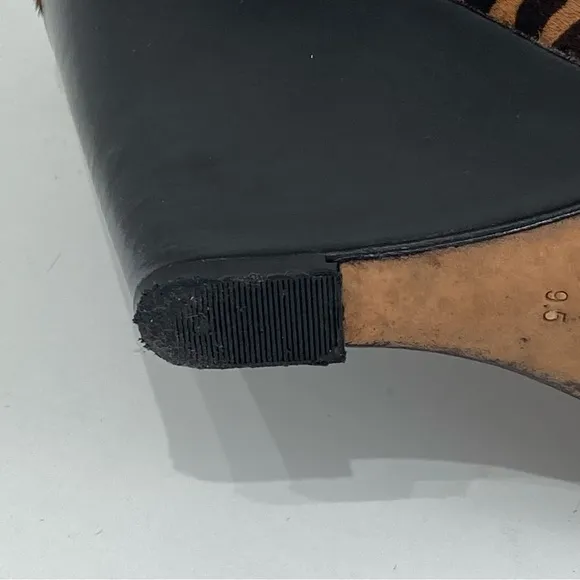 Rachel Roy ALEXX Natural Multi Calf Hair Leather Ankle Boots 9.5
