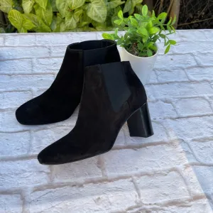 Rag &amp; Bone Aslen Black Suede Boots Booties size 38