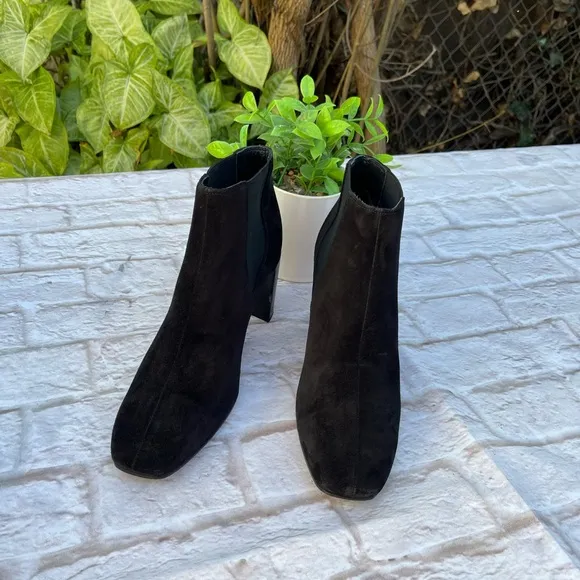 Rag &amp; Bone Aslen Black Suede Boots Booties size 38