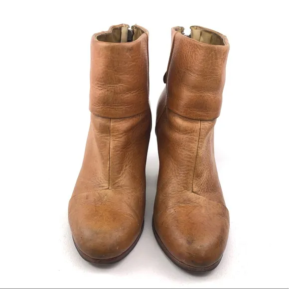 Rag &amp; Bone Newbury Back Zip Ankle Boots 8.5