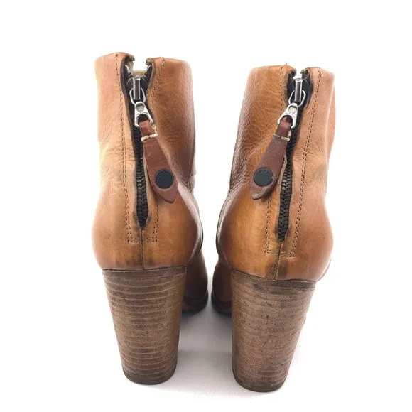 Rag &amp; Bone Newbury Back Zip Ankle Boots 8.5