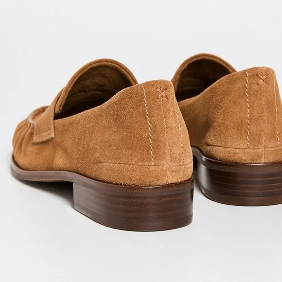 Rag &amp; Bone Sid Loafers – Tobacco Suede – Size 39.5​