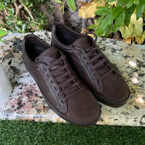 Rag and Bone Kent Brown LeatherSuede Sneakers Size 41 US women 11 fits men Sz 8