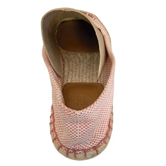 Ralph Lauren Cameron Logo Slip-On Espadrille Flats in Rose Size 7