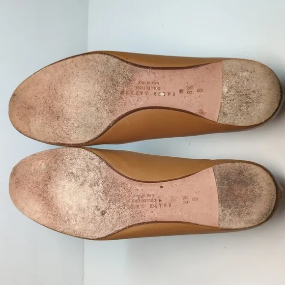 Ralph Lauren collection equestrian stirrup flat driving loafer women's size 8.5