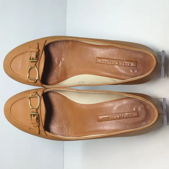 Ralph Lauren collection equestrian stirrup flat driving loafer women's size 8.5