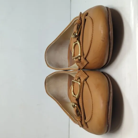Ralph Lauren collection equestrian stirrup flat driving loafer women's size 8.5