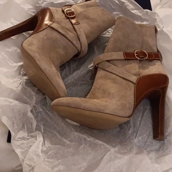 Ralph Lauren (Purple Label) Calf-Suede Jensynn Ankle boots