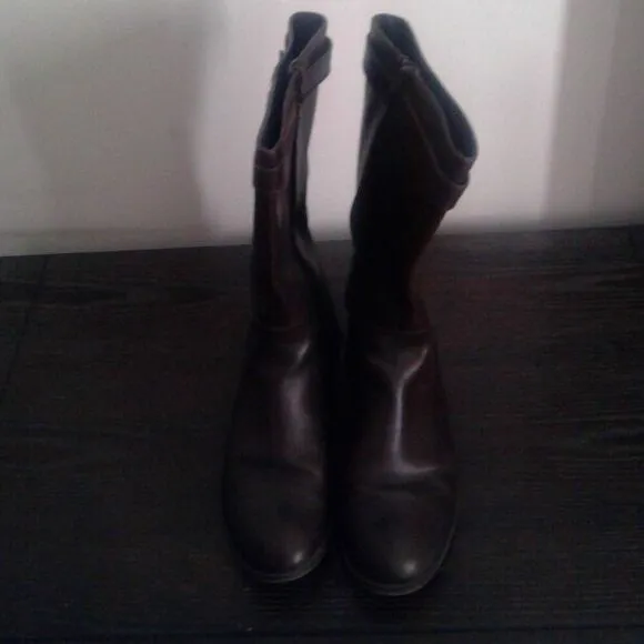 Ralph Lauren Sorissa Dark Brown Calf
