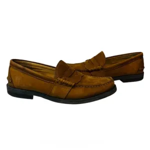 Ralph Lauren Tan Suede Kennith Slip On Loafers Size 8.5D