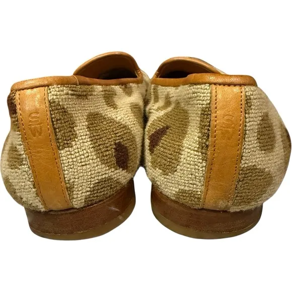 RARE $575 Stubbs &amp; Wootton Needlepoint Safari Felix Loafers Flats Shoes 9 AA WOS