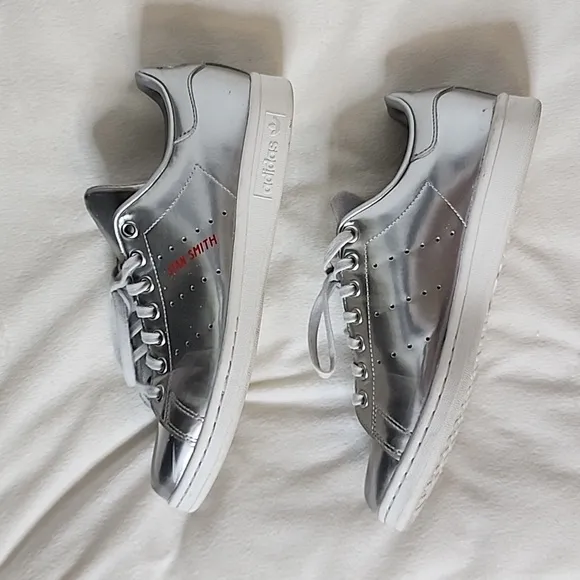 RARE Adidas Stan Smith Space Suit Silver Sneakers Athletic Luxury Limited
