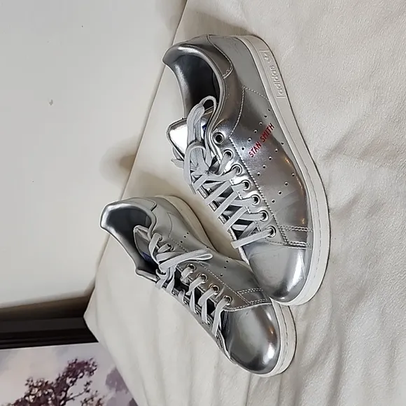 RARE Adidas Stan Smith Space Suit Silver Sneakers Athletic Luxury Limited