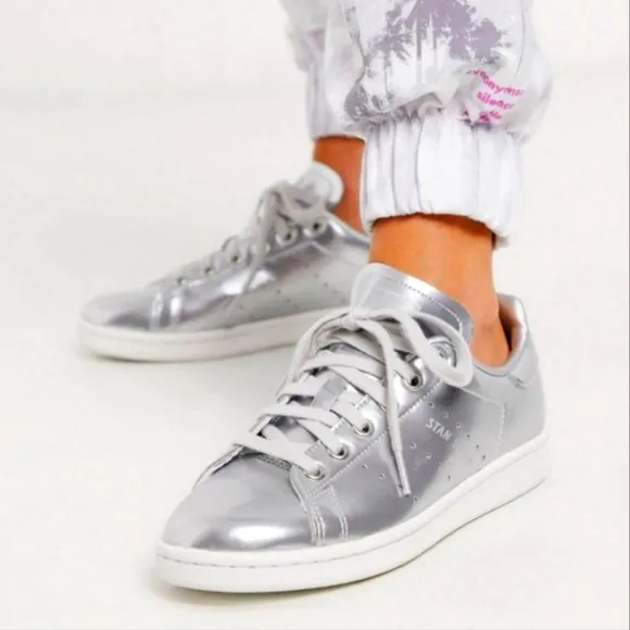 RARE Adidas Stan Smith Space Suit Silver Sneakers Athletic Luxury Limited