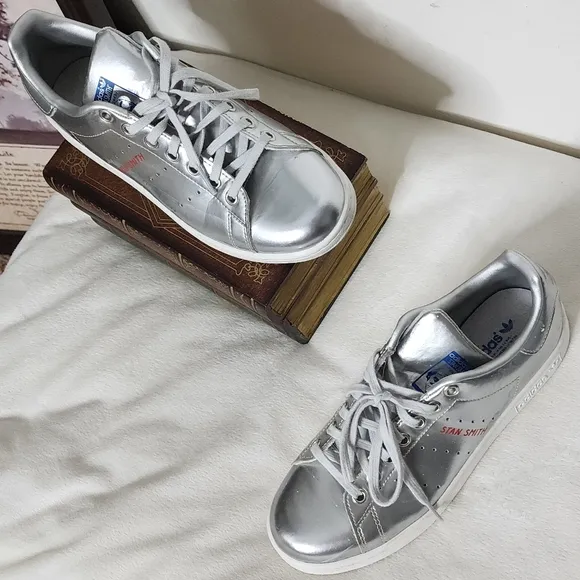 RARE Adidas Stan Smith Space Suit Silver Sneakers Athletic Luxury Limited