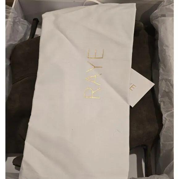 RAYE Dani Extended Calf Boot in Dark Chocolate Brown Excellent Condition 9