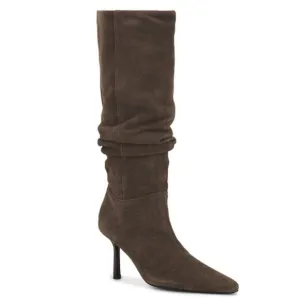 RAYE Dani Extended Calf Boot in Dark Chocolate Brown Excellent Condition 9