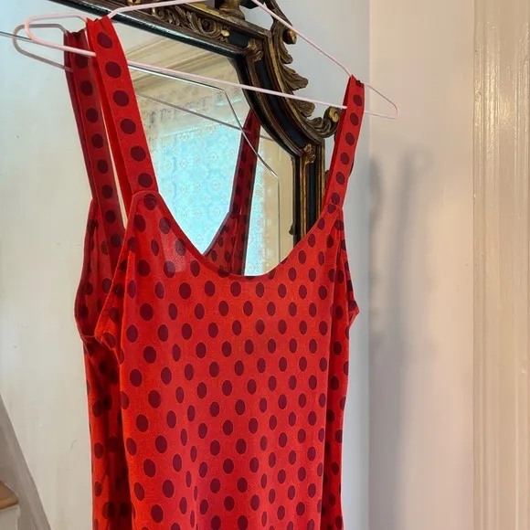 Realisation Par The Allegra in Aura Red Polka Dot Maxi Dress