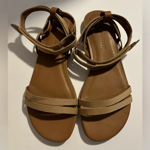 Rebecca Allen The Flat Two Strap, Nude III