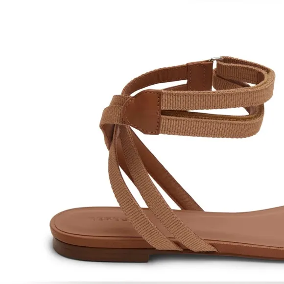 Rebecca Allen The Flat Two Strap, Nude III