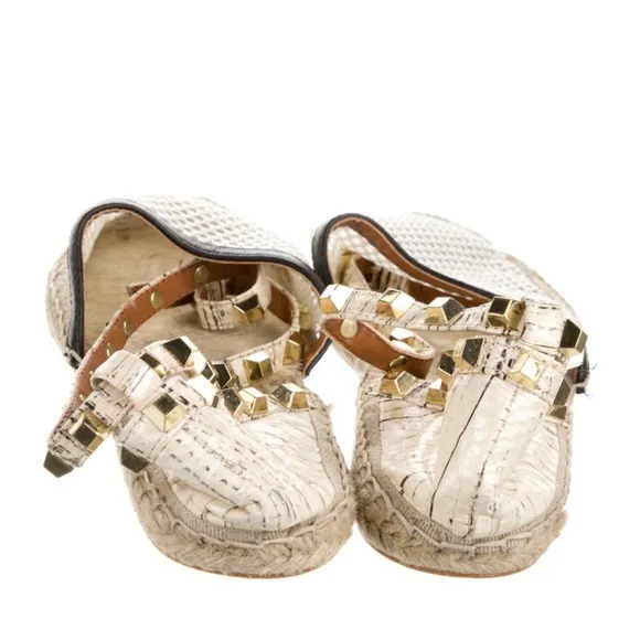 Rebecca Minkoff Embissed Jute Espadrilles Size 9