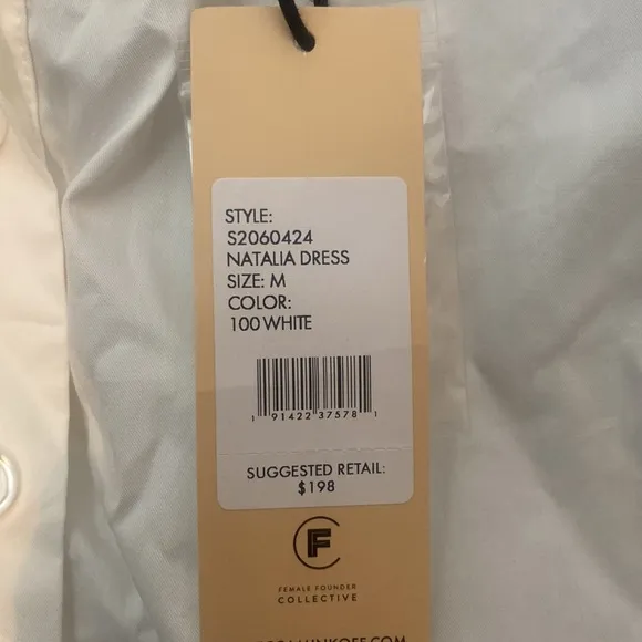 Rebecca Minkoff Natalia Flounce Dress. Color: White.