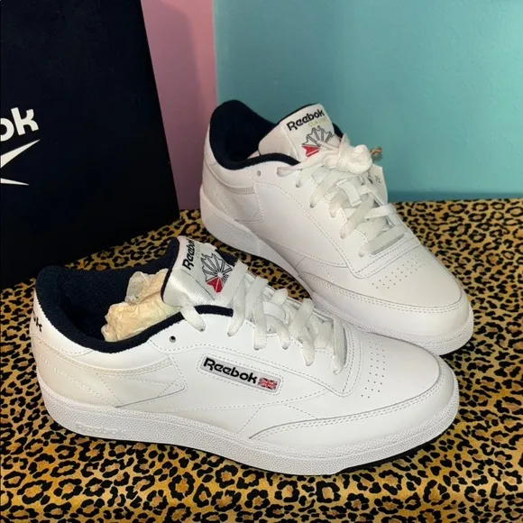 Reebok White &amp; Blue sneakers